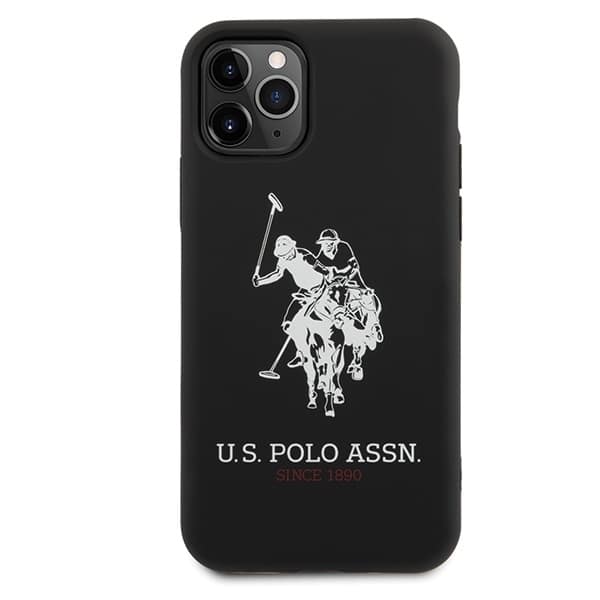 US Polo USHCN65SLHRBK iPhone 11 Pro Max Μαύρη/Black Συλλογή Σιλικόνης - Image 5