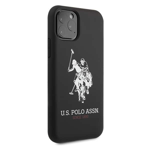 US Polo USHCN65SLHRBK iPhone 11 Pro Max Μαύρη/Black Συλλογή Σιλικόνης - Image 6