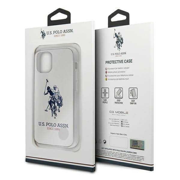 US Polo USHCP12STPUHRWH iPhone 12 mini 5,4" λευκό/white Shiny Big Logo - Image 5