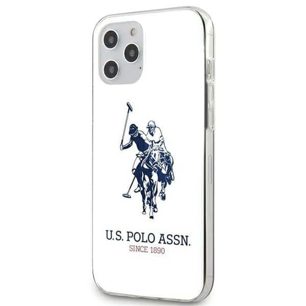 US Polo USHCP12MTPUHRWH iPhone 12/12 Pro 6,1" λευκό Shiny Big Logo - Image 2
