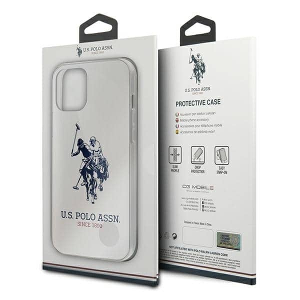 US Polo USHCP12MTPUHRWH iPhone 12/12 Pro 6,1" λευκό Shiny Big Logo - Image 5