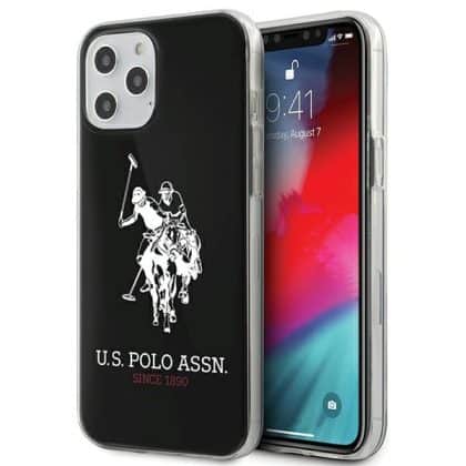 US Polo USHCP12LTPUHRBK iPhone 12 Pro Max 6,7" μαύρο/Shiny Big Logo