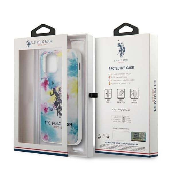 US Polo USHCP12SPCUSML iPhone 12 mini 5,4" πολύχρωμη συλλογή Tie & Dye - Image 10