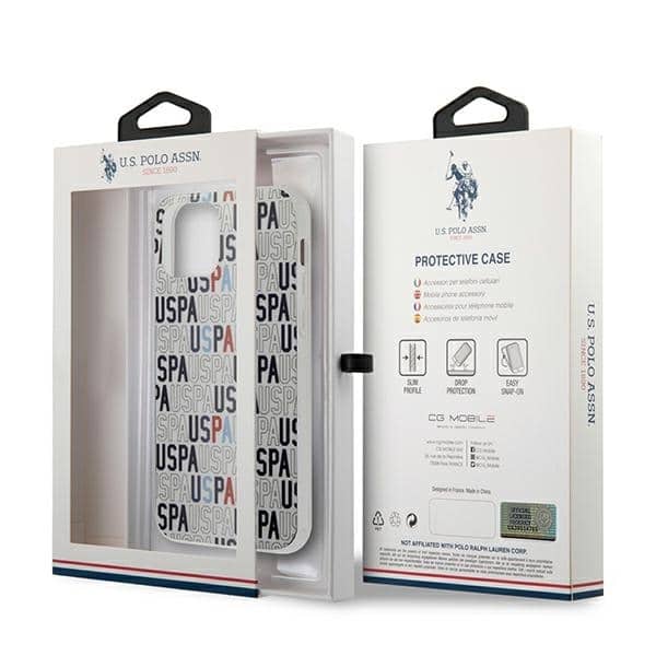 US Polo USHCP12LPCUSPA6 iPhone 12 Pro Max 6,7" λευκός/white Logo Mania Collection - Image 10