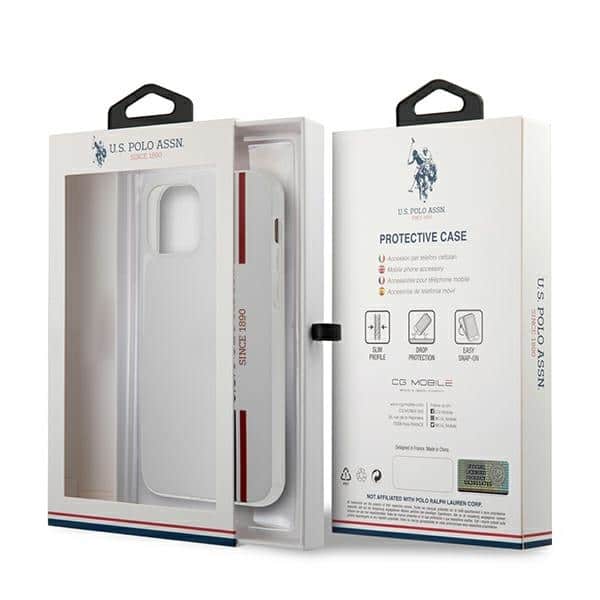 US Polo USHCP12LPCUSSWH iPhone 12 Pro Max 6,7" λευκό Tricolor Collection - Image 10