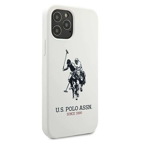 U.S. Polo Assn. Silicone Collection - θήκη για Apple iPhone 12 / Pro - Λευκό - Image 4