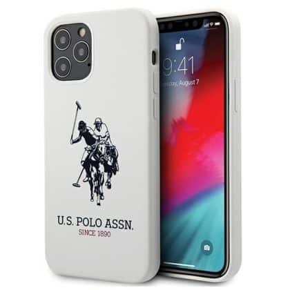 US Polo USHCP12LSLHRWH iPhone 12 Pro Max 6,7" Λευκή Silicone Collection