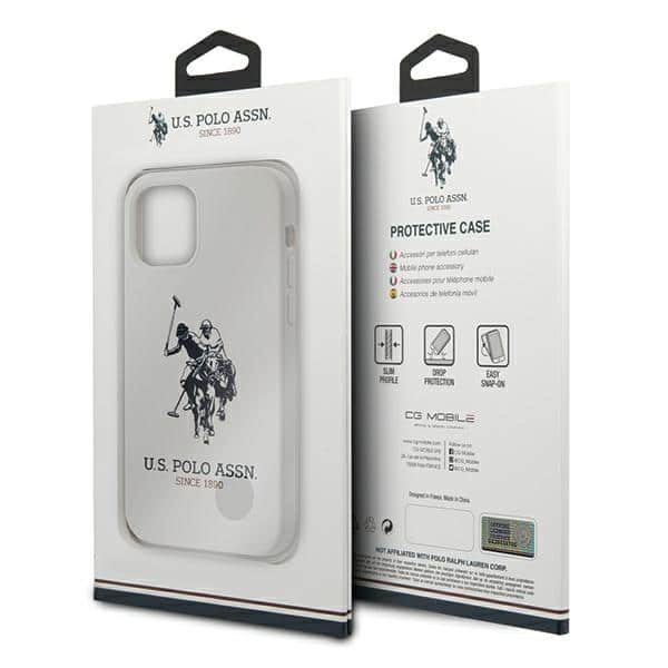 US Polo USHCP12LSLHRWH iPhone 12 Pro Max 6,7" Λευκή Silicone Collection - Image 8