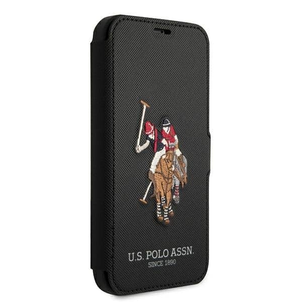 US Polo USFLBKP12LPUGFLBK iPhone 12 Pro Max 6,7" μαύρο/ black book Polo Embroidery Collection - Image 3