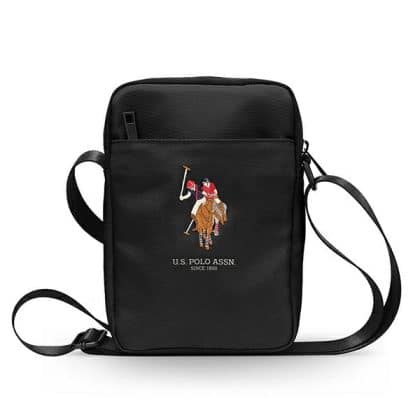 US Polo Τσάντα USTB8PUGFLBK 8" μαύρη