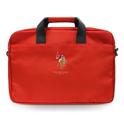 US Polo Τσάντα USCB15PUGFLRE 16" κόκκινη /red