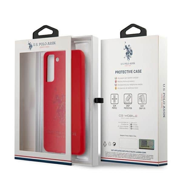 US Polo USHCS21SSLHRTRE S21 G991 κόκκινο/κόκκινο Silicone On Tone - Image 8
