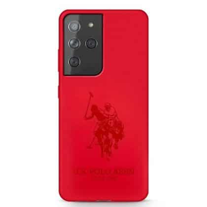 US Polo USHCS21LSLHRTRE S21 Ultra G998 κόκκινο/ερυθρό Silicone On Tone
