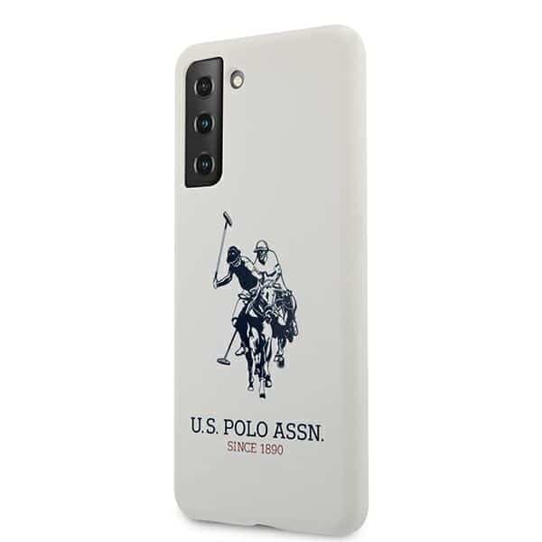 US Polo USHCS21SSLHRWH S21 G991 λευκό/white Σιλικόνης Logo - Image 2