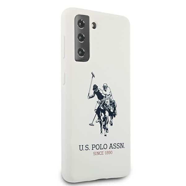 US Polo USHCS21SSLHRWH S21 G991 λευκό/white Σιλικόνης Logo - Image 4