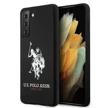 US Polo USHCS21SSLHRBK S21 G991 μαύρο Silicone Logo