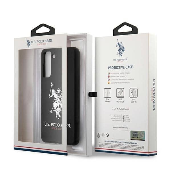 US Polo USHCS21SSLHRBK S21 G991 μαύρο Silicone Logo - Image 8