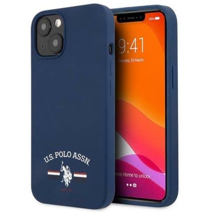 U.S. Polo Assn. Silicone - θήκη για Apple iPhone 13 mini - Μπλε