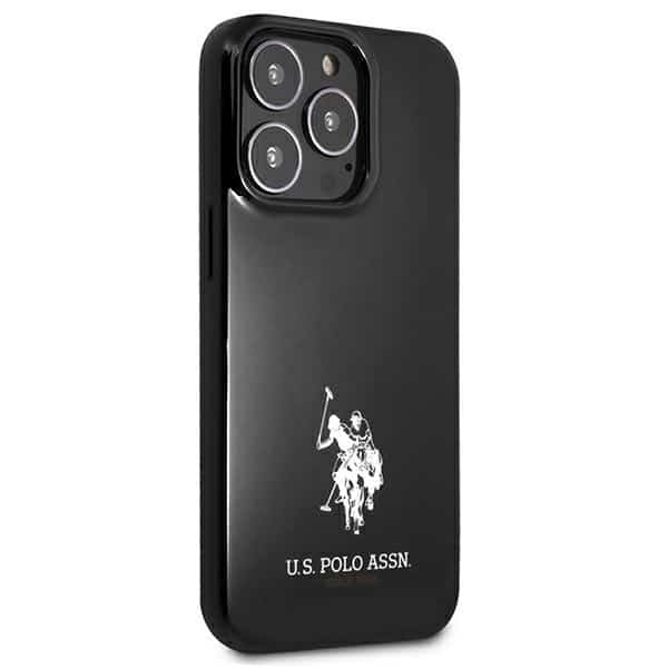 U.S. Polo Assn. Horses Logo - θήκη για Apple iPhone 13 / Pro - Μαύρο - Image 4