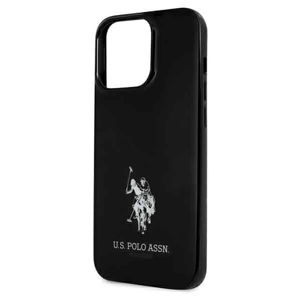 U.S. Polo Assn. Horses Logo - θήκη για Apple iPhone 13 / Pro - Μαύρο - Image 6