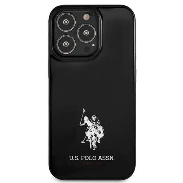 U.S. Polo Assn. Horses Logo - θήκη για Apple iPhone 13 Pro Max - Μαύρο - Image 3