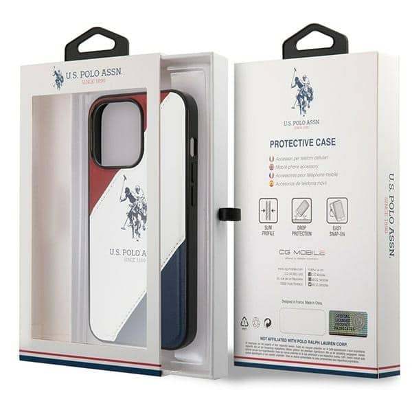 U.S. Polo Assn. Authentic Logo Collection - θήκη για Apple iPhone 13 Pro - Λευκό - Image 8