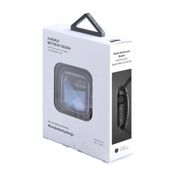 UNIQ θήκη Valencia για Apple Watch Series 4/5/6/SE 40mm. γκρι/γκρι όπλου - Image 6