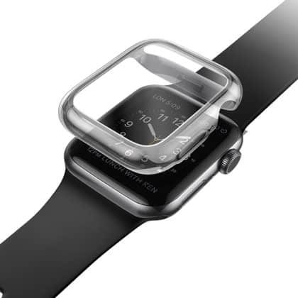 UNIQ Θήκη Garde για Apple Watch Series 4/5/6/SE/SE2 40mm. γκρι/καπνισμένο γκρι