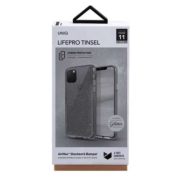 UNIQ LifePro Tinsel - θήκη για Apple iPhone 11 Pro - Μαύρο - Image 5