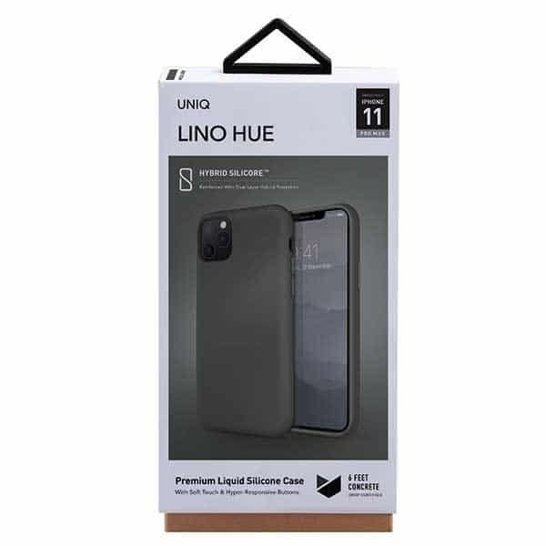 UNIQ Lino Hue - θήκη για Apple iPhone 11 Pro Max - Γκρι - Image 3
