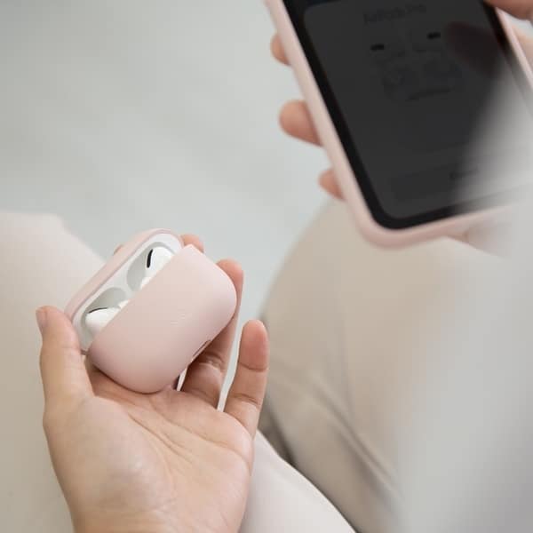 UNIQ θήκη Lino AirPods Pro Silicone μέντα/πράσινο μέντας - Image 3