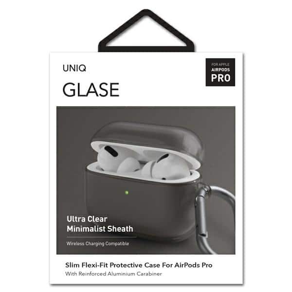 UNIQ θήκη Glase AirPods Pro καπνισμένος/καπνός - Image 10
