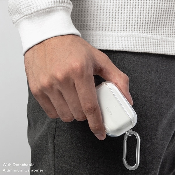 UNIQ θήκη Glase AirPods Pro καπνισμένος/καπνός - Image 9