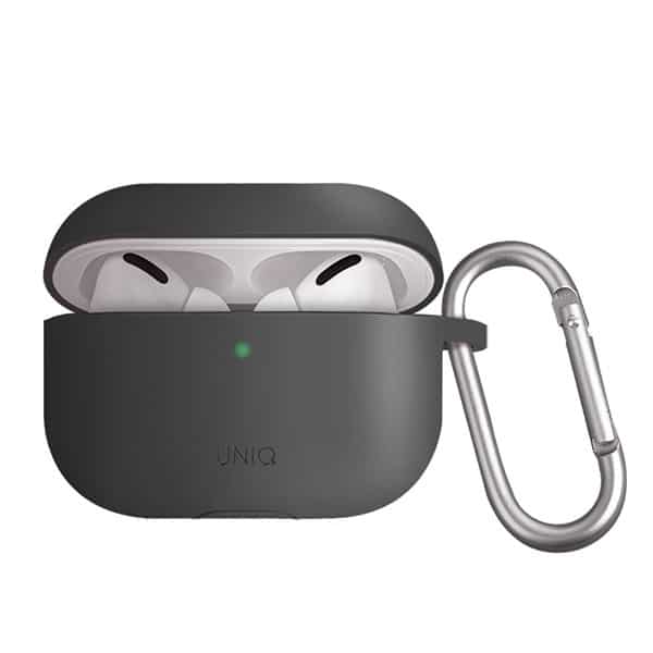UNIQ θήκη Vencer AirPods Pro Silicone σκούρο γκρι/charcoal dark grey - Image 3