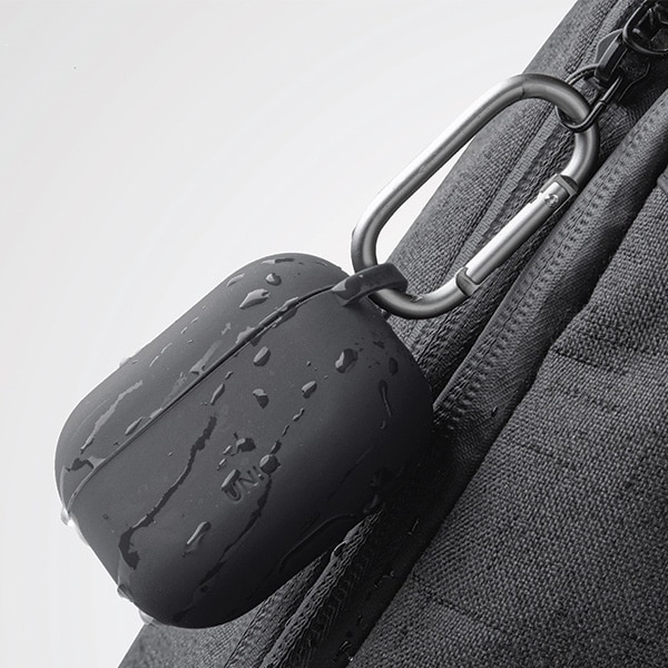 UNIQ θήκη Vencer AirPods Pro Silicone σκούρο γκρι/charcoal dark grey - Image 8