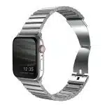 UNIQ λουράκι Strova για Apple Watch 42/44/45/ 49mm Series 1/2/3/4/5/6/7/8/9/SE/SE2/Ultra/Ultra 2 από ανοξείδωτο ατσάλι σε ασημί/sterling silver - Image 3