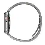 UNIQ λουράκι Strova για Apple Watch 42/44/45/ 49mm Series 1/2/3/4/5/6/7/8/9/SE/SE2/Ultra/Ultra 2 από ανοξείδωτο ατσάλι σε ασημί/sterling silver - Image 4