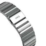 UNIQ λουράκι Strova για Apple Watch 42/44/45/ 49mm Series 1/2/3/4/5/6/7/8/9/SE/SE2/Ultra/Ultra 2 από ανοξείδωτο ατσάλι σε ασημί/sterling silver - Image 5