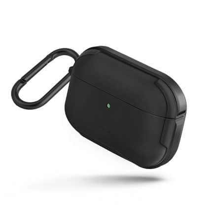 UNIQ Θήκη Valencia για AirPods Pro μαύρη αντιμικροβιακή