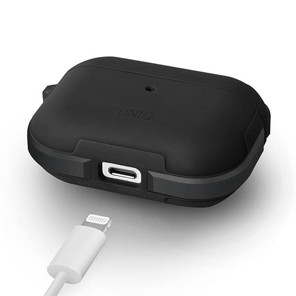 UNIQ Θήκη Valencia για AirPods Pro μαύρη αντιμικροβιακή - Image 2
