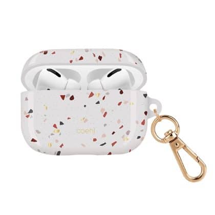 UNIQ θήκη Coehl Terrazzo AirPods Pro λευκό/φυσικό λευκό