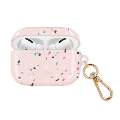 UNIQ θήκη Coehl Terrazzo AirPods Pro ροζ/ροζ ρουμπίνι