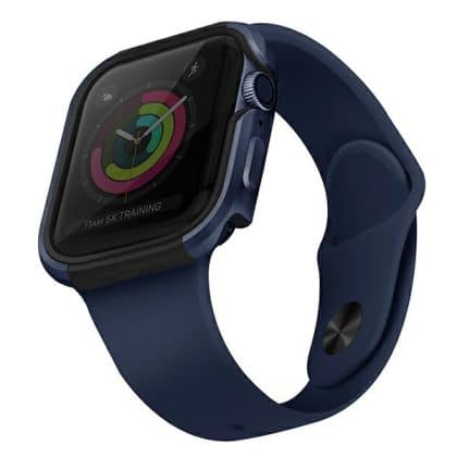 UNIQ Θήκη Valencia για Apple Watch Series 4/5/6/SE 40mm. μπλε/ατλαντικό μπλε