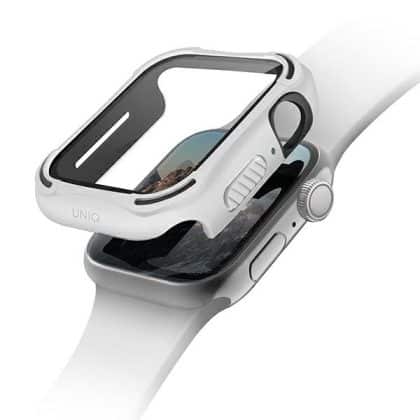 UNIQ θήκη Torres για Apple Watch Series 4/5/6/SE 40mm. λευκό/dove white