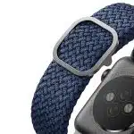 UNIQ ζώνη Aspen Apple Watch 40/38/41mm Series 1/2/3/4/5/6/7/8/9/SE/SE2 Braided μπλε/οξφόρδης μπλε - Image 5