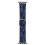 UNIQ ζώνη Aspen Apple Watch 40/38/41mm Series 1/2/3/4/5/6/7/8/9/SE/SE2 Braided μπλε/οξφόρδης μπλε - Image 6