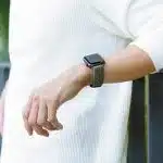 UNIQ ζώνη Aspen Apple Watch 40/38/41mm Series 1/2/3/4/5/6/7/8/9/SE/SE2 Braided μπλε/οξφόρδης μπλε - Image 9