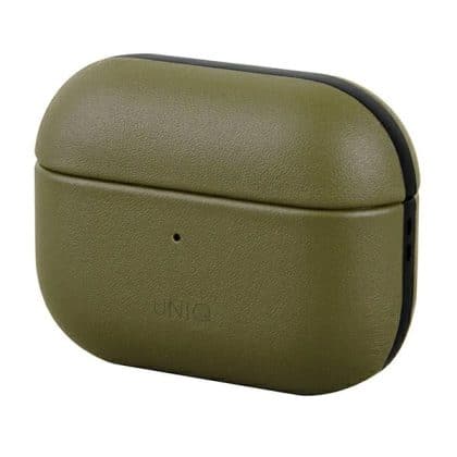 UNIQ θήκη Terra AirPods Pro Genuine Leather ελιάς/olive
