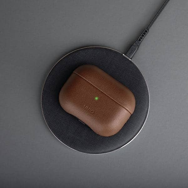 UNIQ θήκη Terra AirPods Pro Genuine Leather ελιάς/olive - Image 3