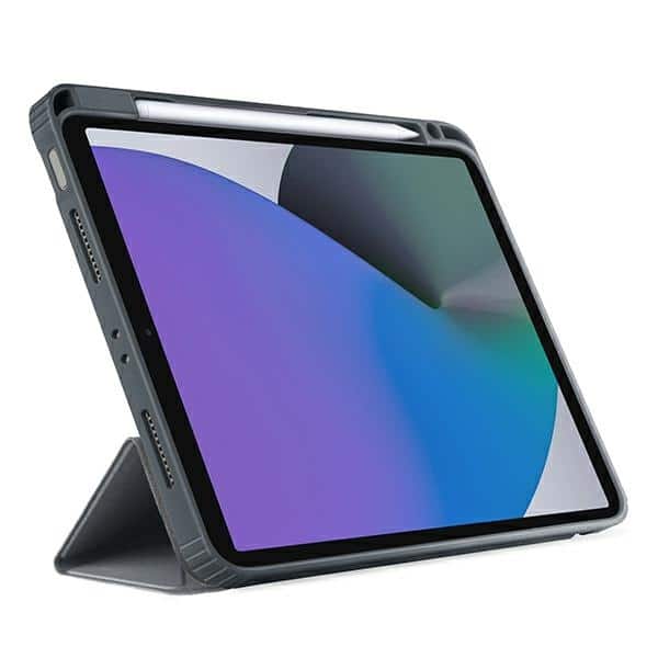 UNIQ θήκη Moven για iPad Pro 12,9" (2021) Αντιμικροβιακή γκρι/charcoal grey - Image 2